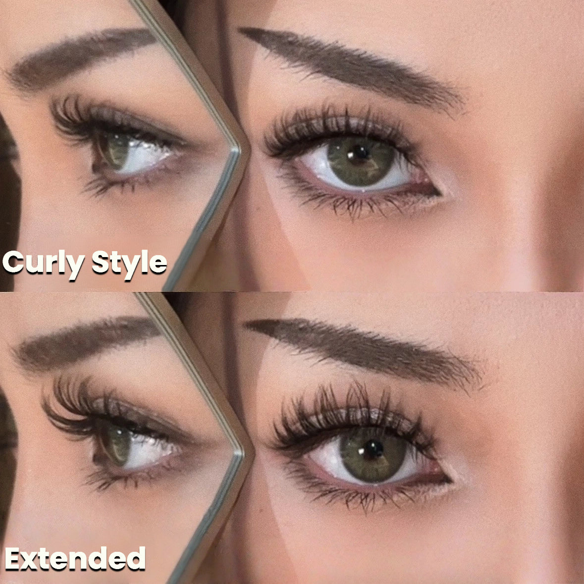 American Style Dense Transparent Stem Eyelashes