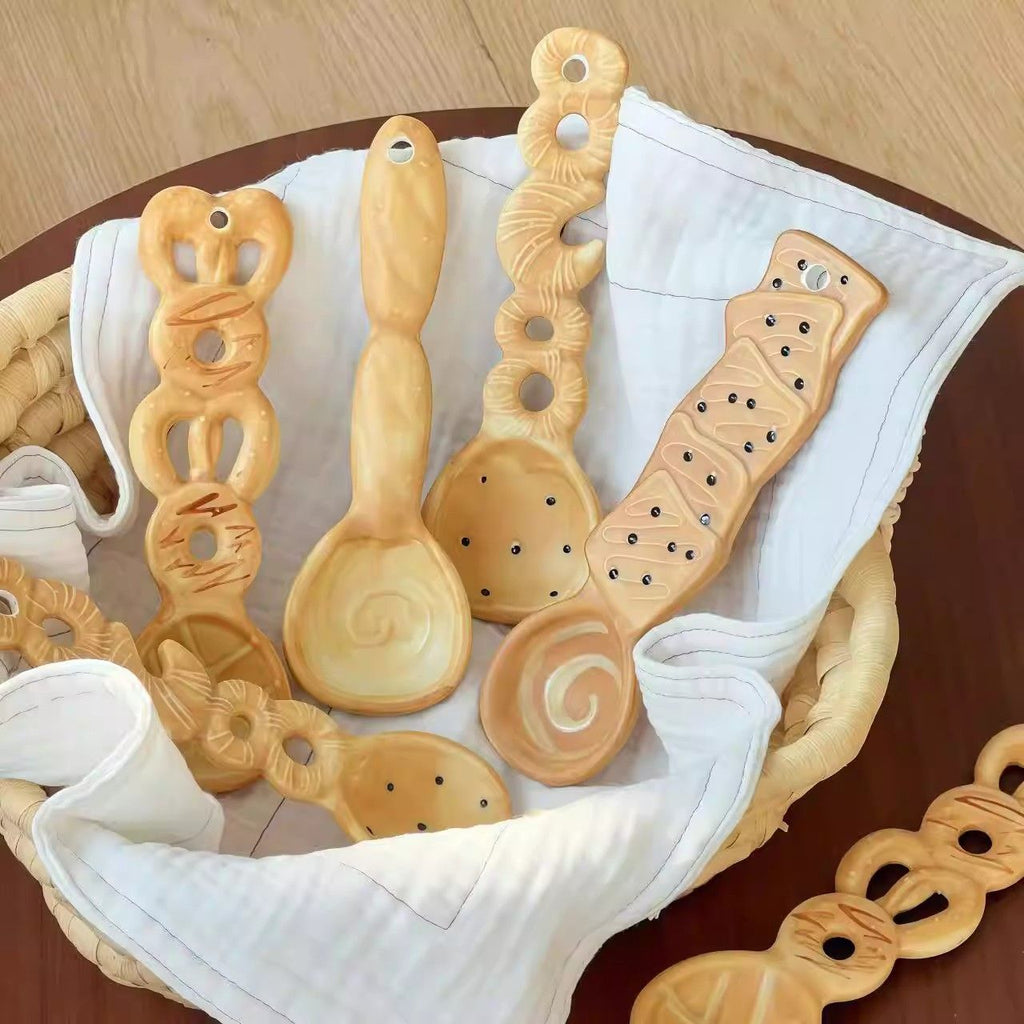 Bakery Shaped Ceramic Dessert Spoon