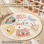 Cartoon Round Kids Floor Rug - Modomu