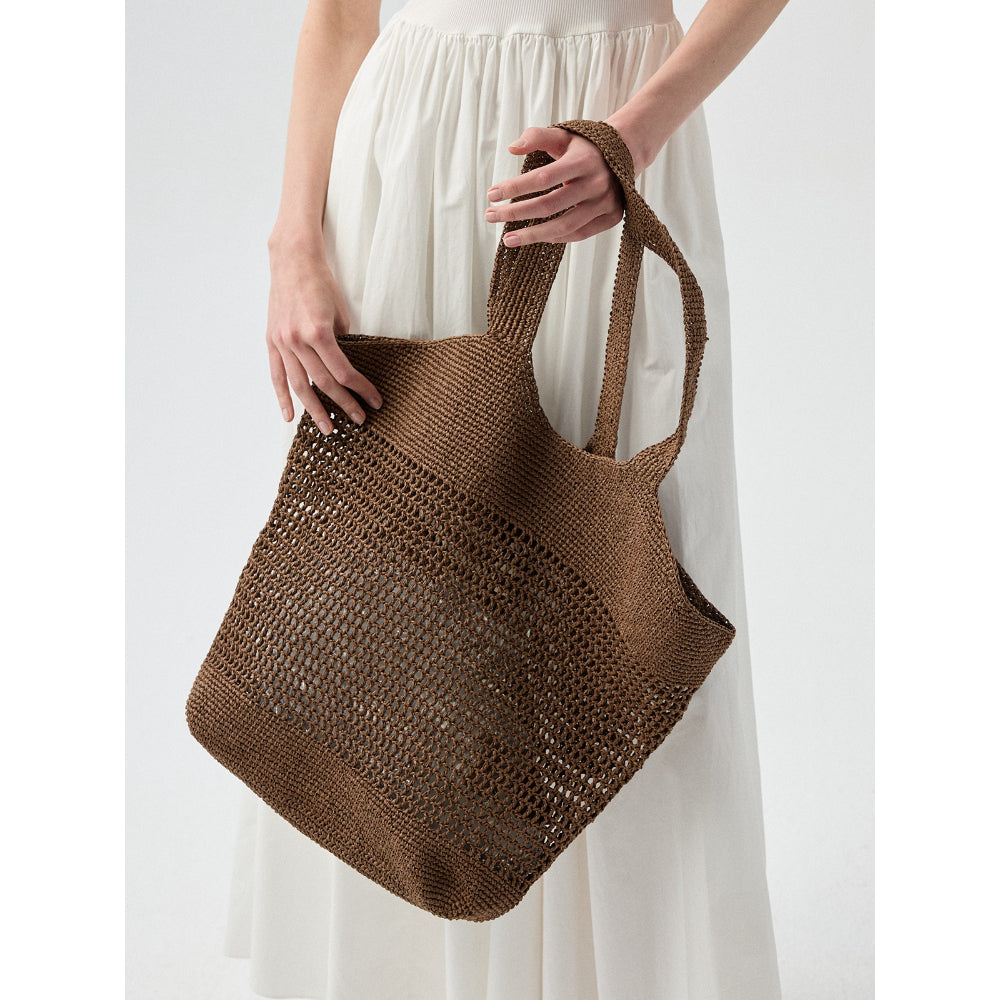 Holiday Woven Straw Tote Bag - Modomu