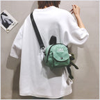 Canvas Flap Crossbody Bag
