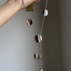 Minimal Y Pendant Disc Necklace - Modomu