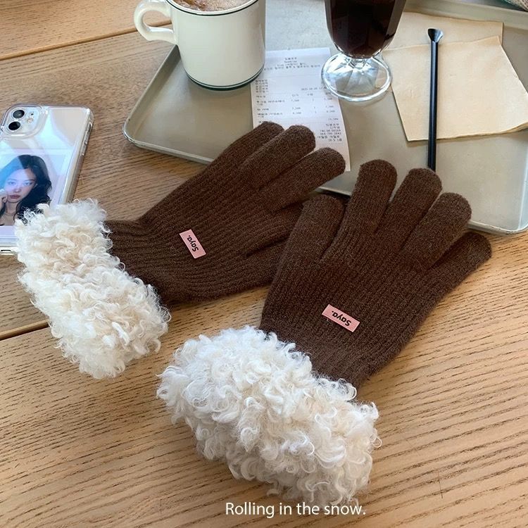 Touchscreen Knit Fingerless Gloves - Modomu