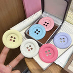 Oversized Button Fringe Clips