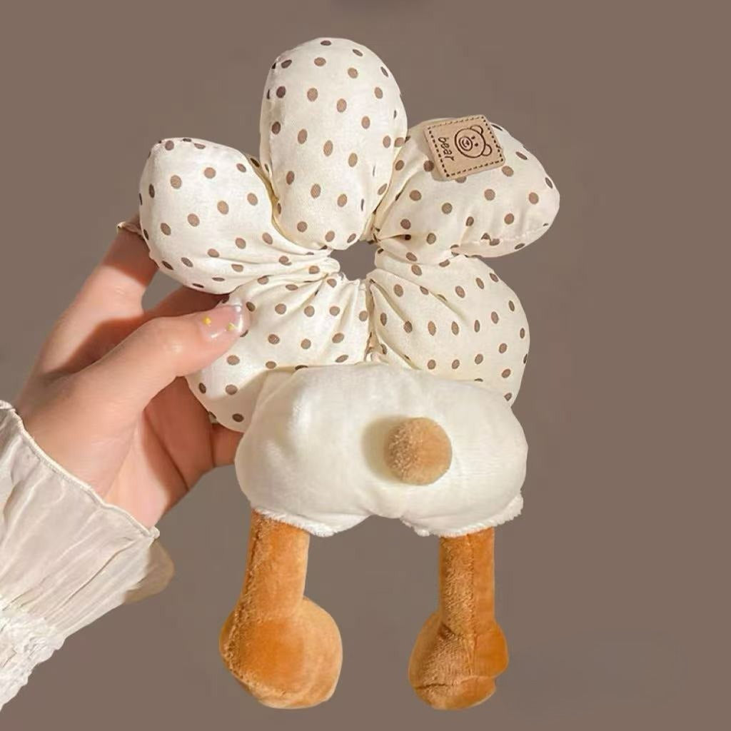 Doll Flower Scrunchie Hair Tie - Modomu