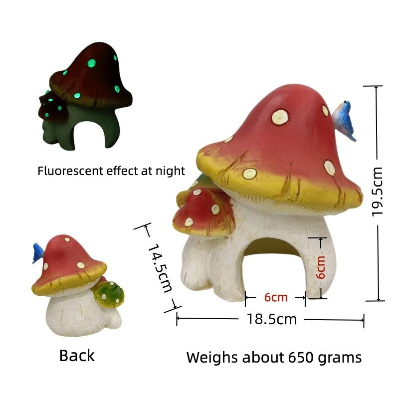 Mushroom Reptile Hide Cave