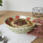 Relief Flower Noodle Bowl