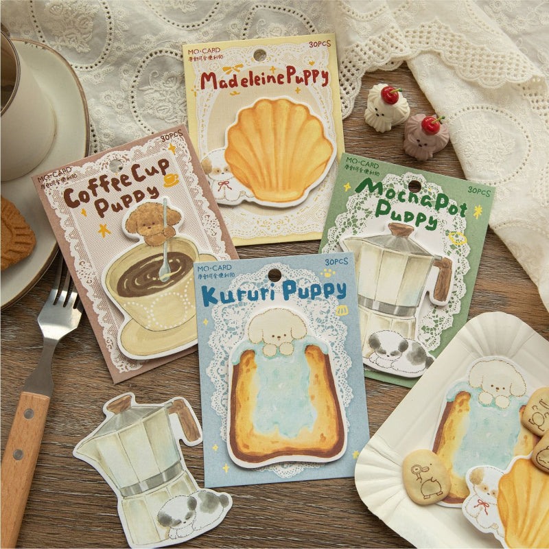 Dog Cafe Shaped Sticky Notes - Modomu