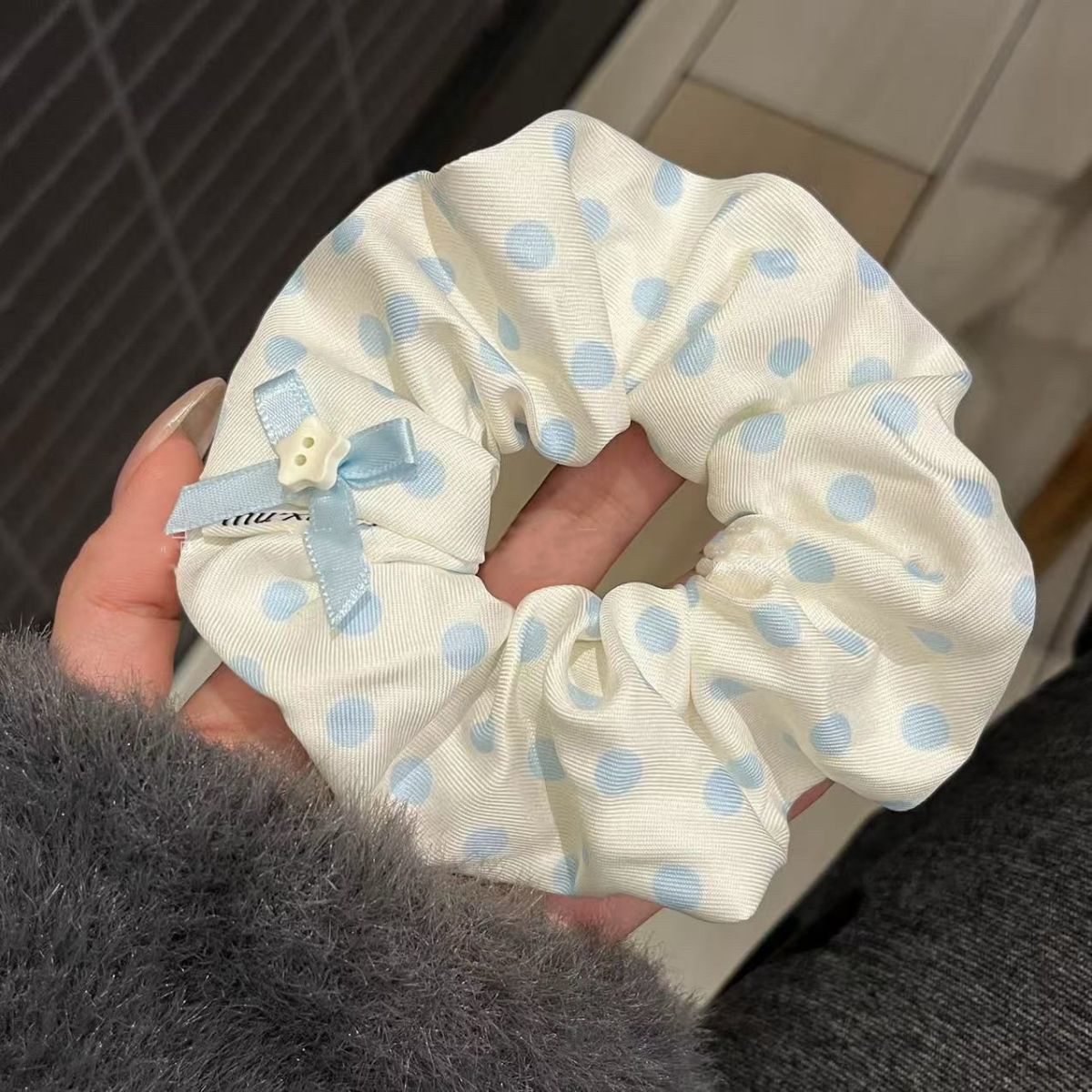 Korean Bow Scrunchie Set