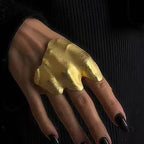 Irregular Folded Chunky Ring