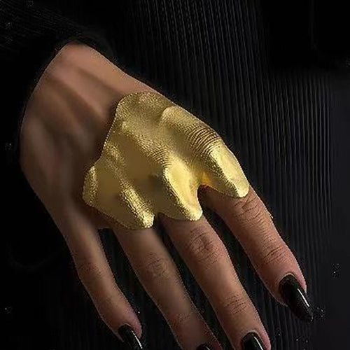 Irregular Folded Chunky Ring