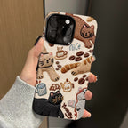 Cat Coffee iPhone Protective Case - Modomu