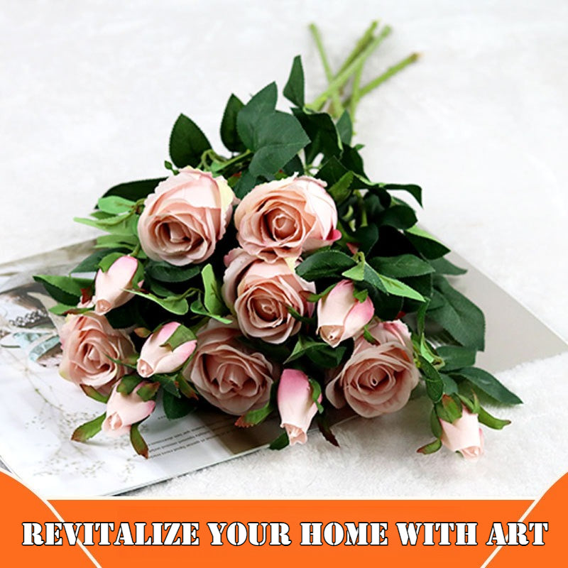 Artificial Rose Stems Home Decor
