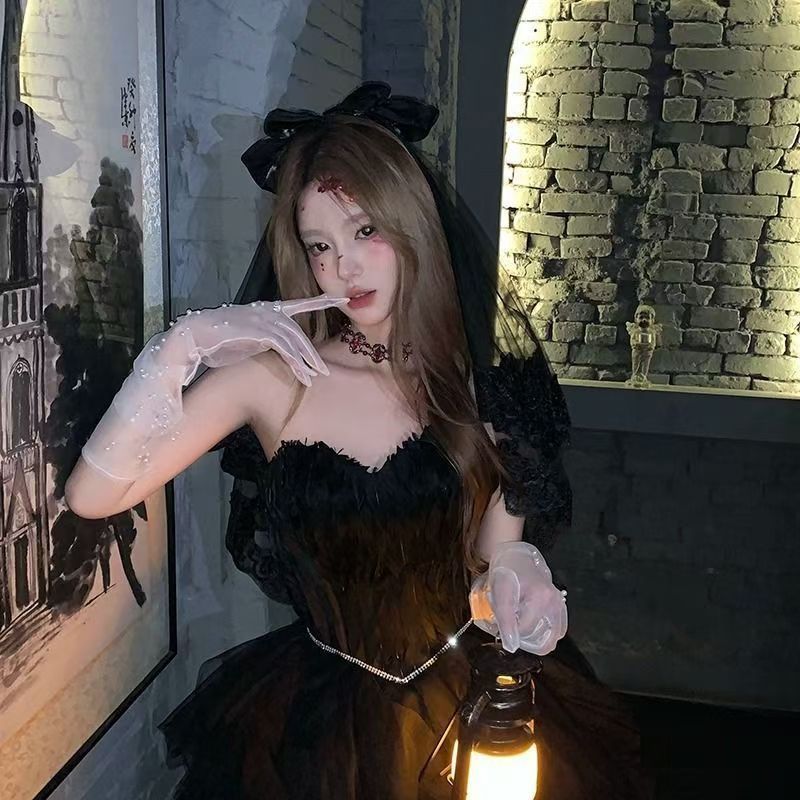 Long Sheer Opera Gloves