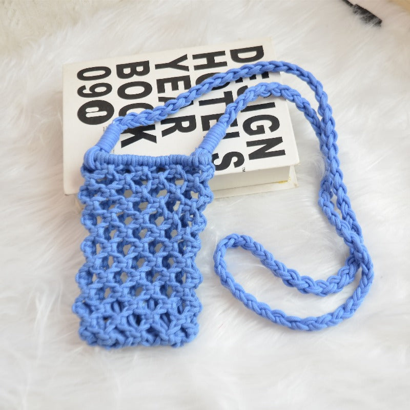 Crochet Openwork Phone Pouch