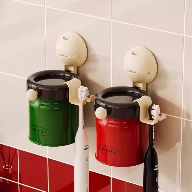 Magnetic Toothbrush Rack Cup Set