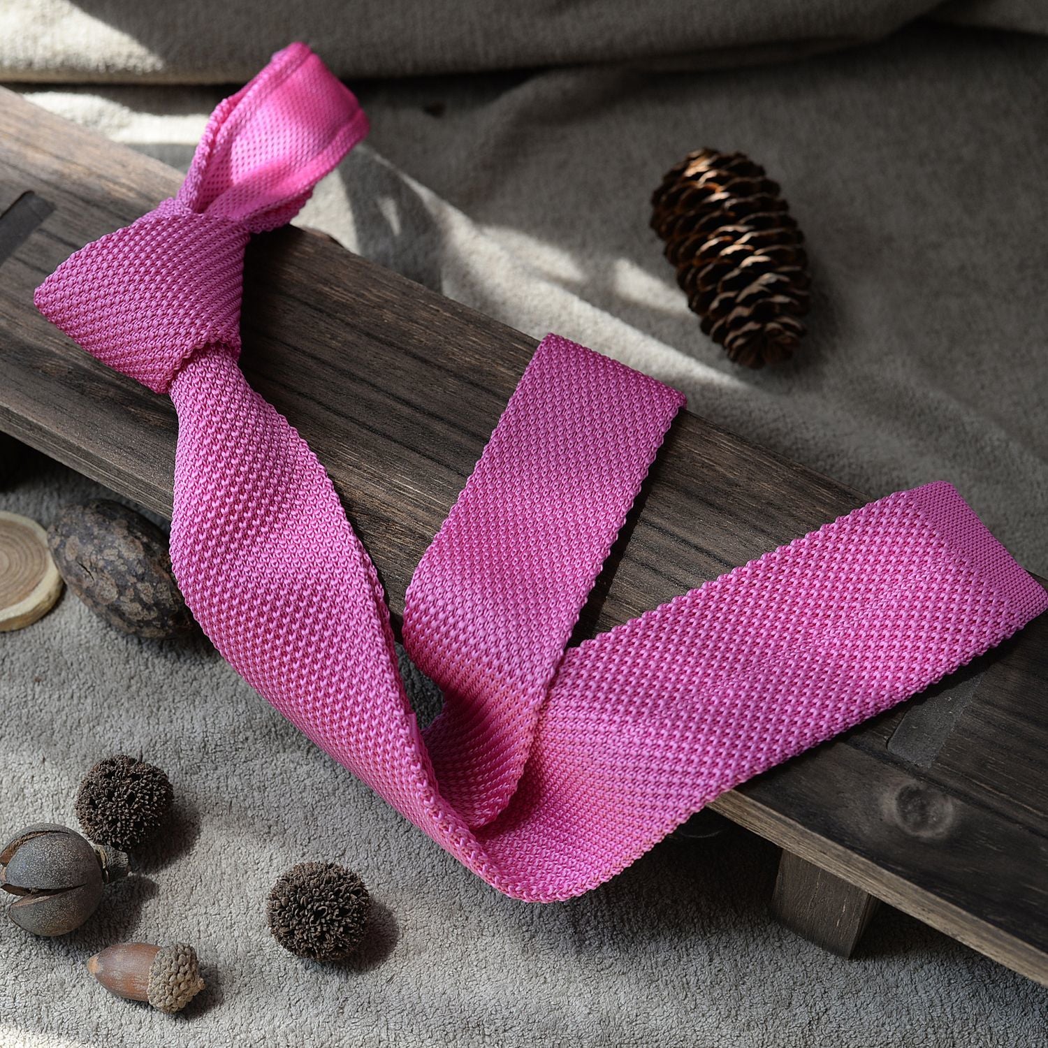 Striped Knit Tie Vintage Style - Modomu
