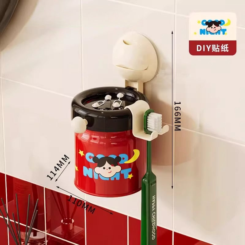 Magnetic Toothbrush Rack Cup Set