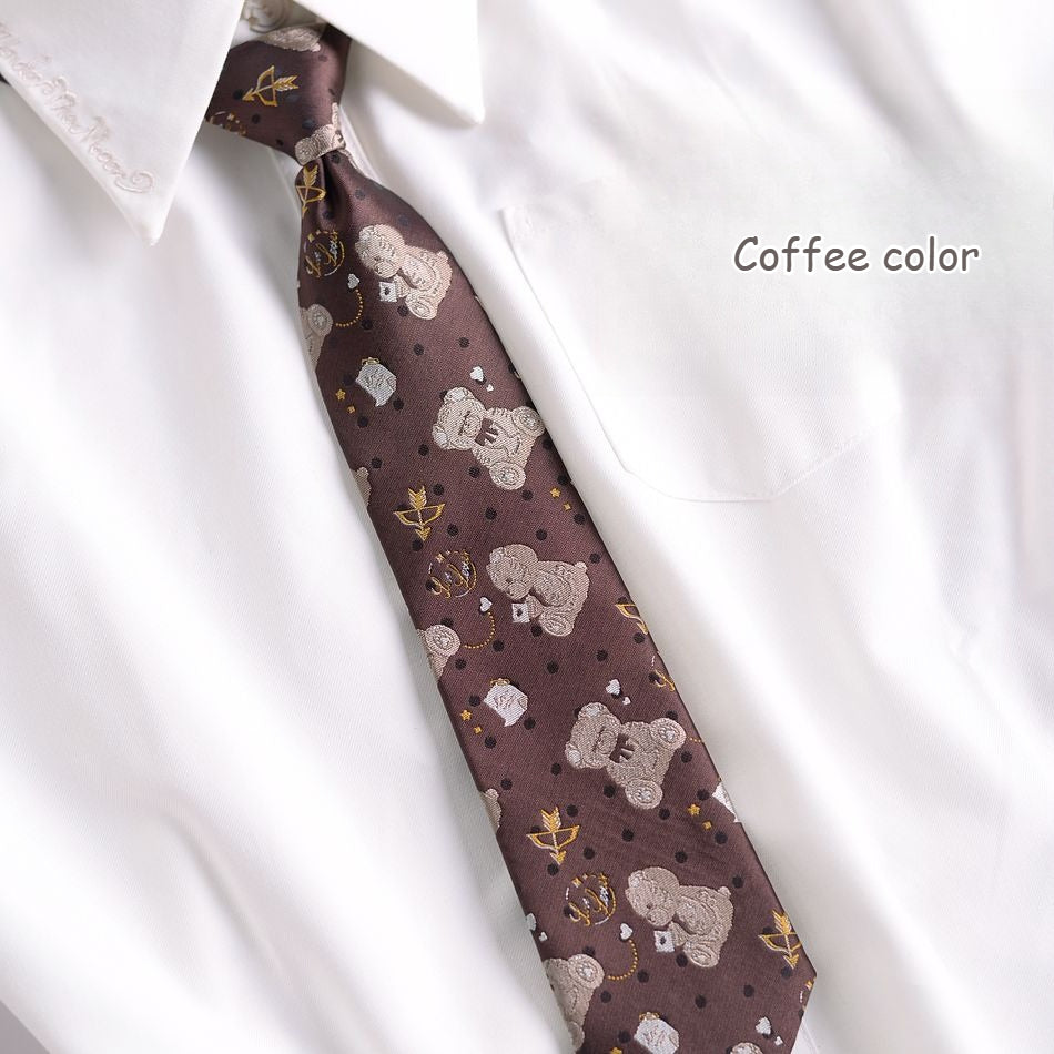 Bear Motif Fashion Necktie - Modomu