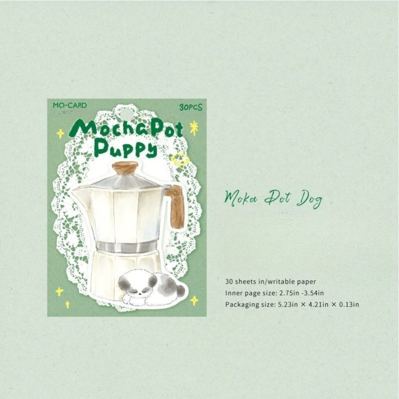 Dog Cafe Shaped Sticky Notes - Modomu