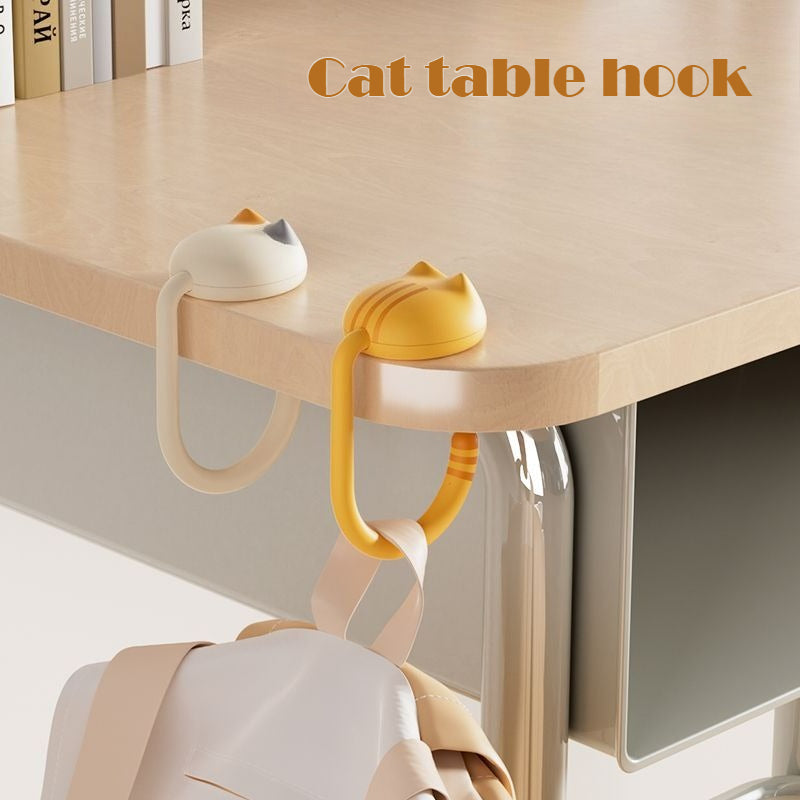 Cute Cat Desk Bag Hook