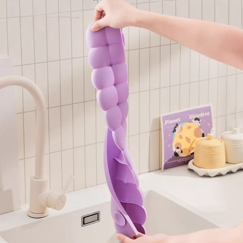 Sink Splash Guard with Raised Edge