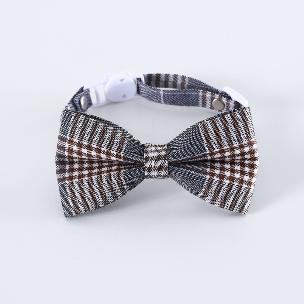 British Style Pet Bow Collar