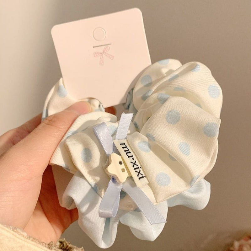 Polka Dot Scrunchie Hair Set