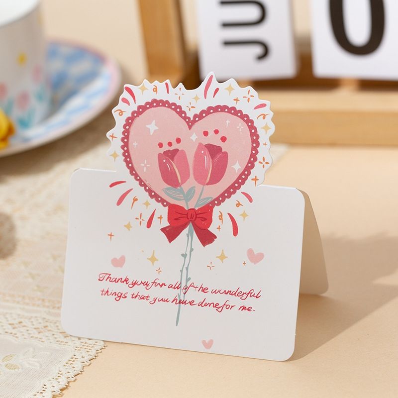 3D Tulip Bouquet Greeting Card