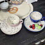 Relief Ceramic Breakfast Coffee Mug
