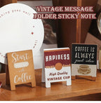 Wooden Note and Photo Clip