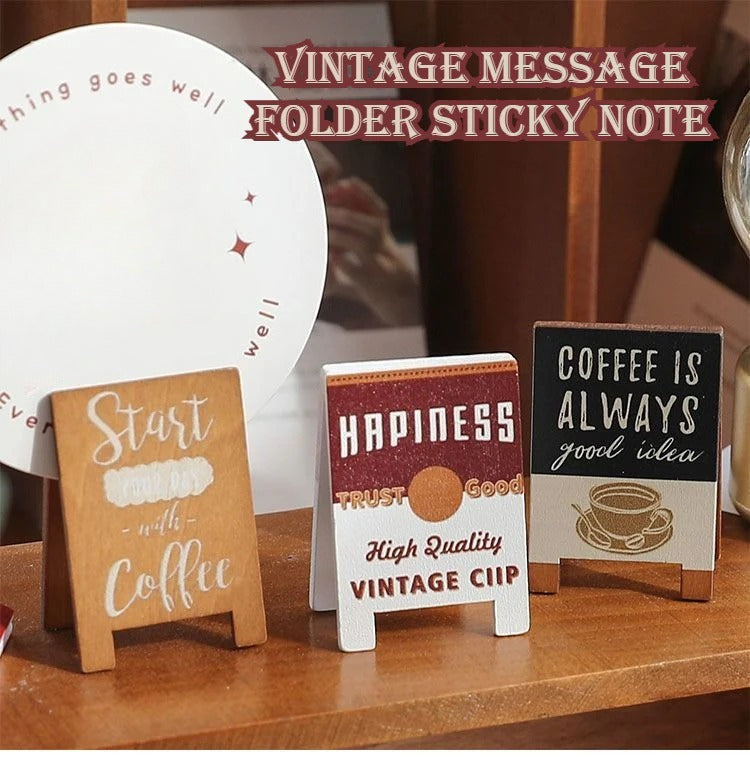 Wooden Note and Photo Clip