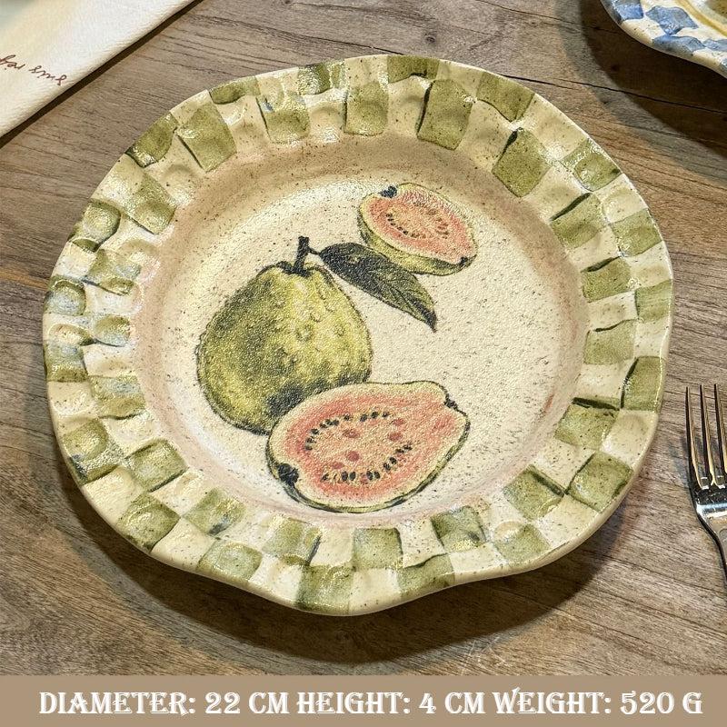 Hand-Pinched Ceramic Plate