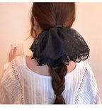Romantic Double Layer Lace Scrunchie