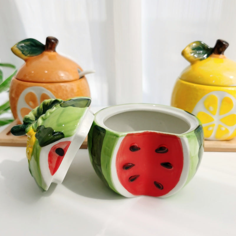 Ceramic Spice Jar Set