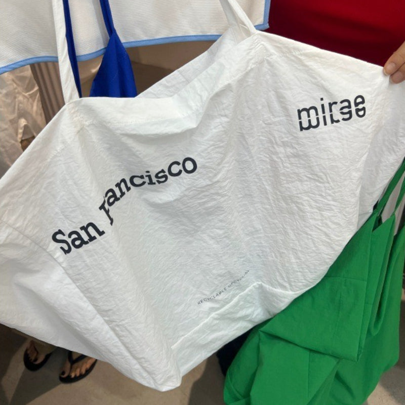 Oversized Canvas Shopper