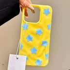 Irregular Star Pleated Phone Case