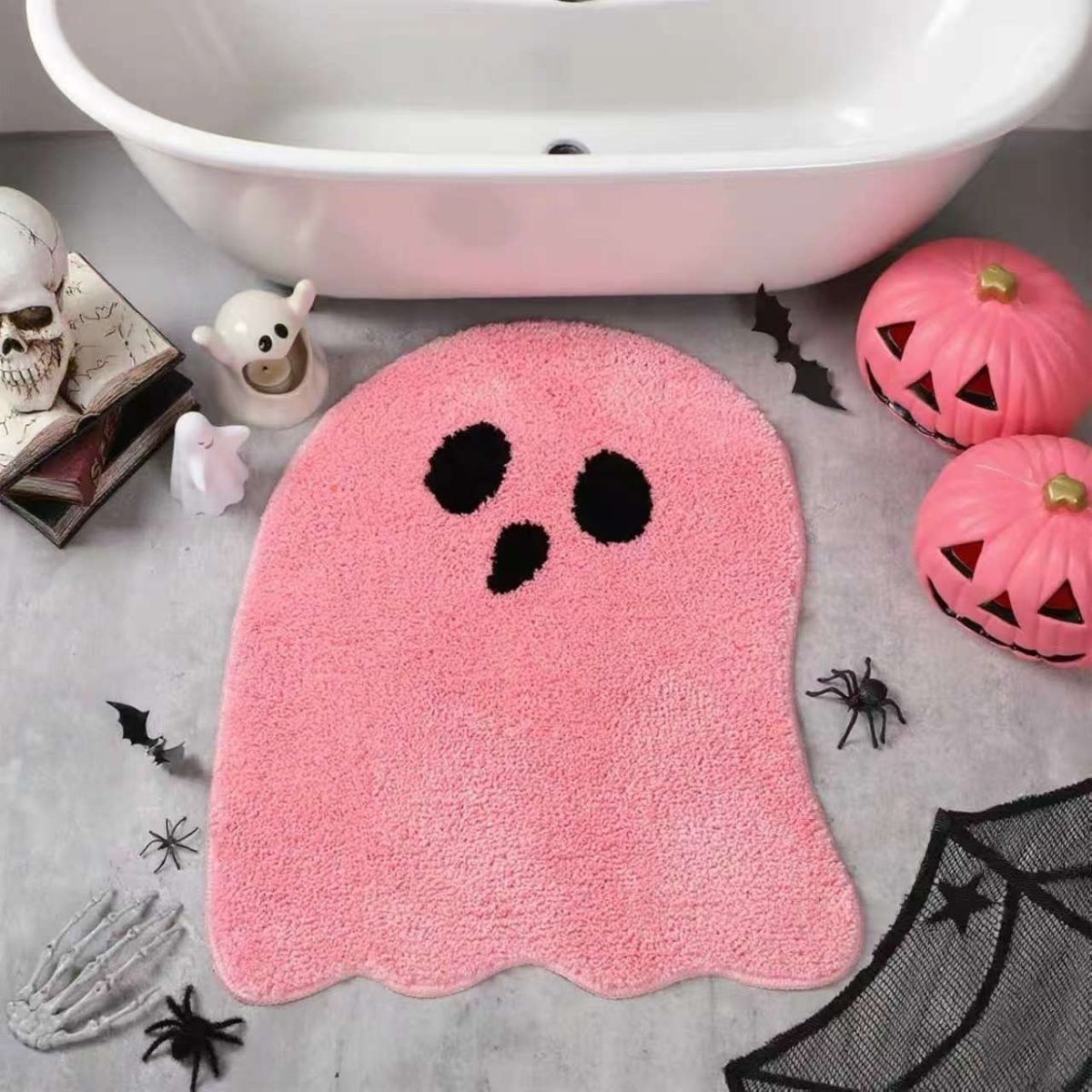 Cobweb Shaped Bath Mat