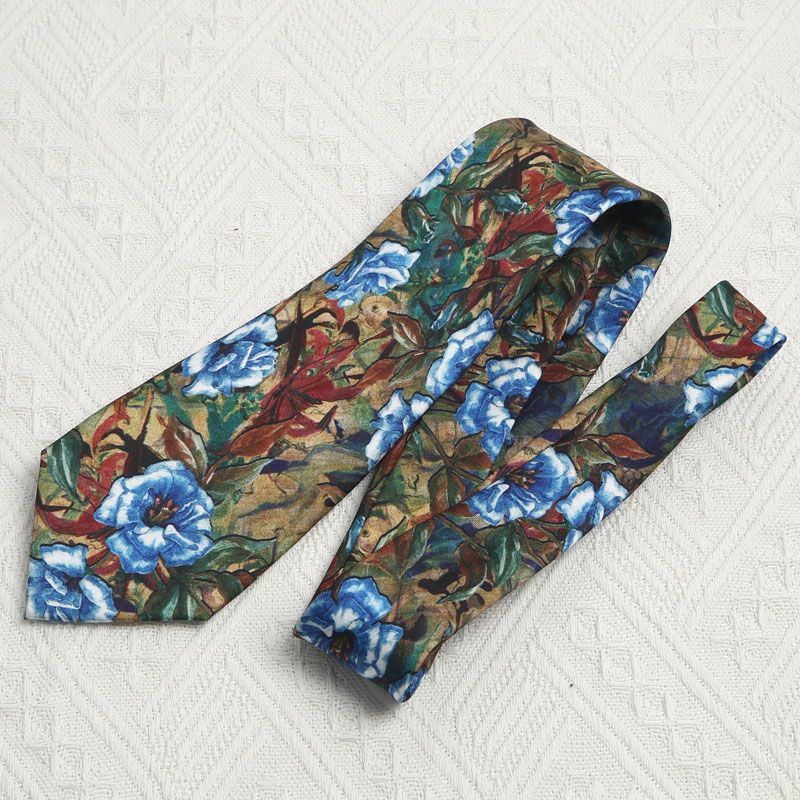 Retro Silk Look Mens Tie - Modomu