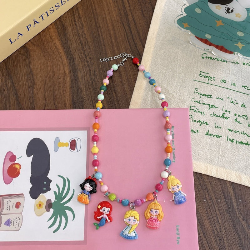 Kids Cartoon Beaded Necklace - Modomu