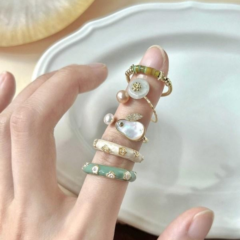 Bunny Pearl Statement Ring - Modomu