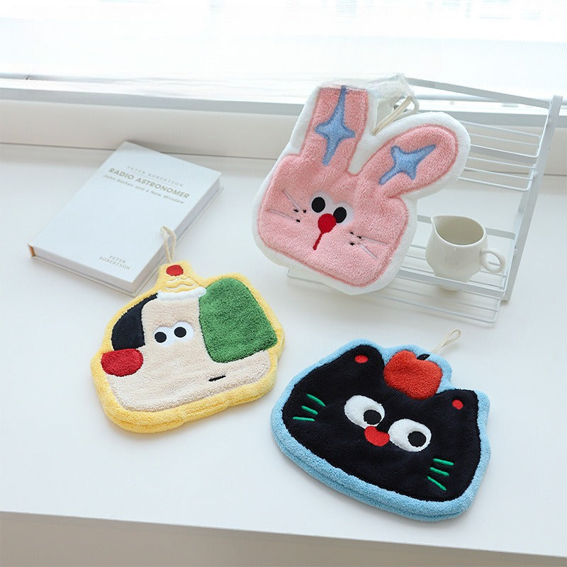 Cartoon Hanging Hand Towel - Cute cartoon