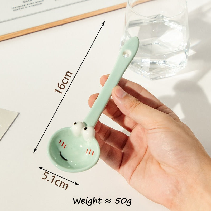 Cartoon Ceramic Dessert Spoon - Modomu