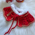 Festive Pet Tiger Head Scarf