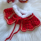 Festive Pet Tiger Head Scarf