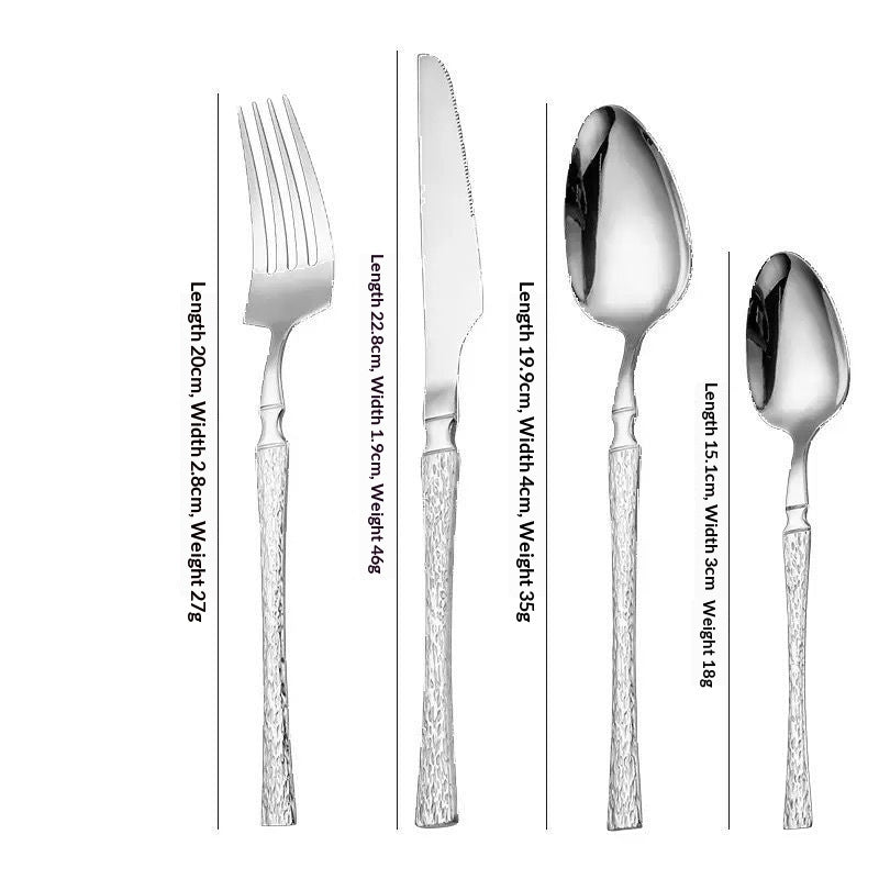 Flat Handle Stainless Cutlery Set
