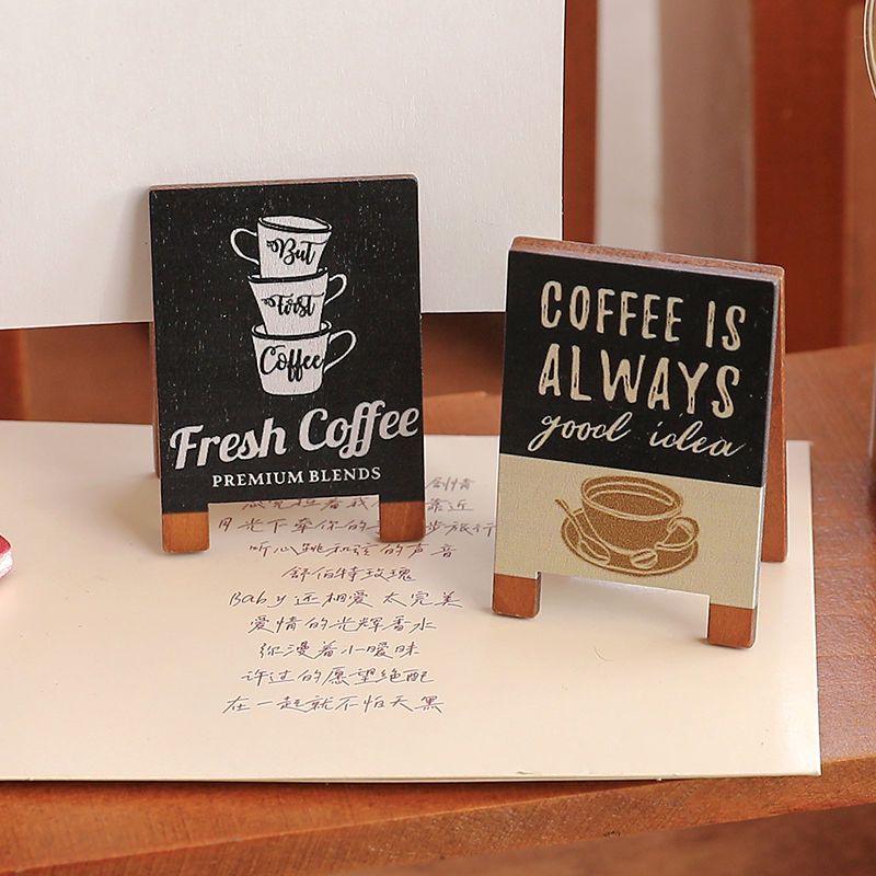 Wooden Note and Photo Clip