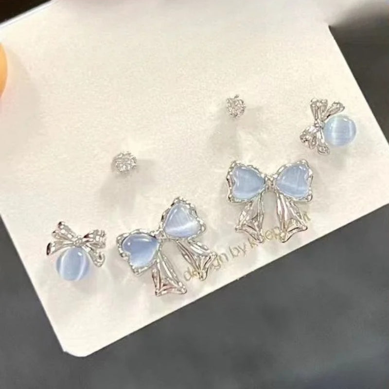 Mixed Heart Stud Set