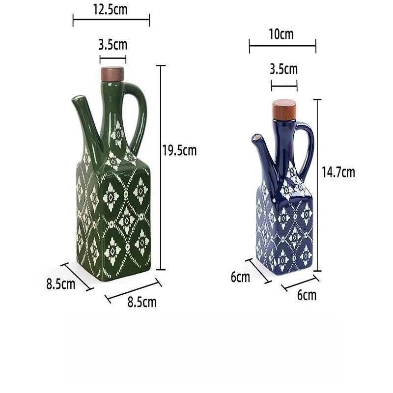 Tile Pattern Oil Cruet