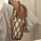 Handwoven Mesh Cup Carrier